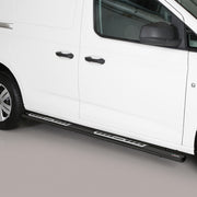 VW Caddy 2020- Misutonida Black Coated Oval Side Steps